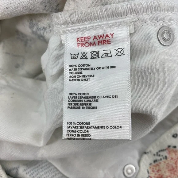 BDG Floral Patterned Mom Style Denim Shorts - Picture 6 of 6